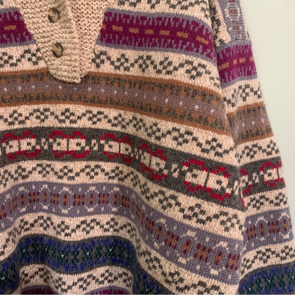 vintage EDDIE BAUER henley sweater - Picture 4 of 9